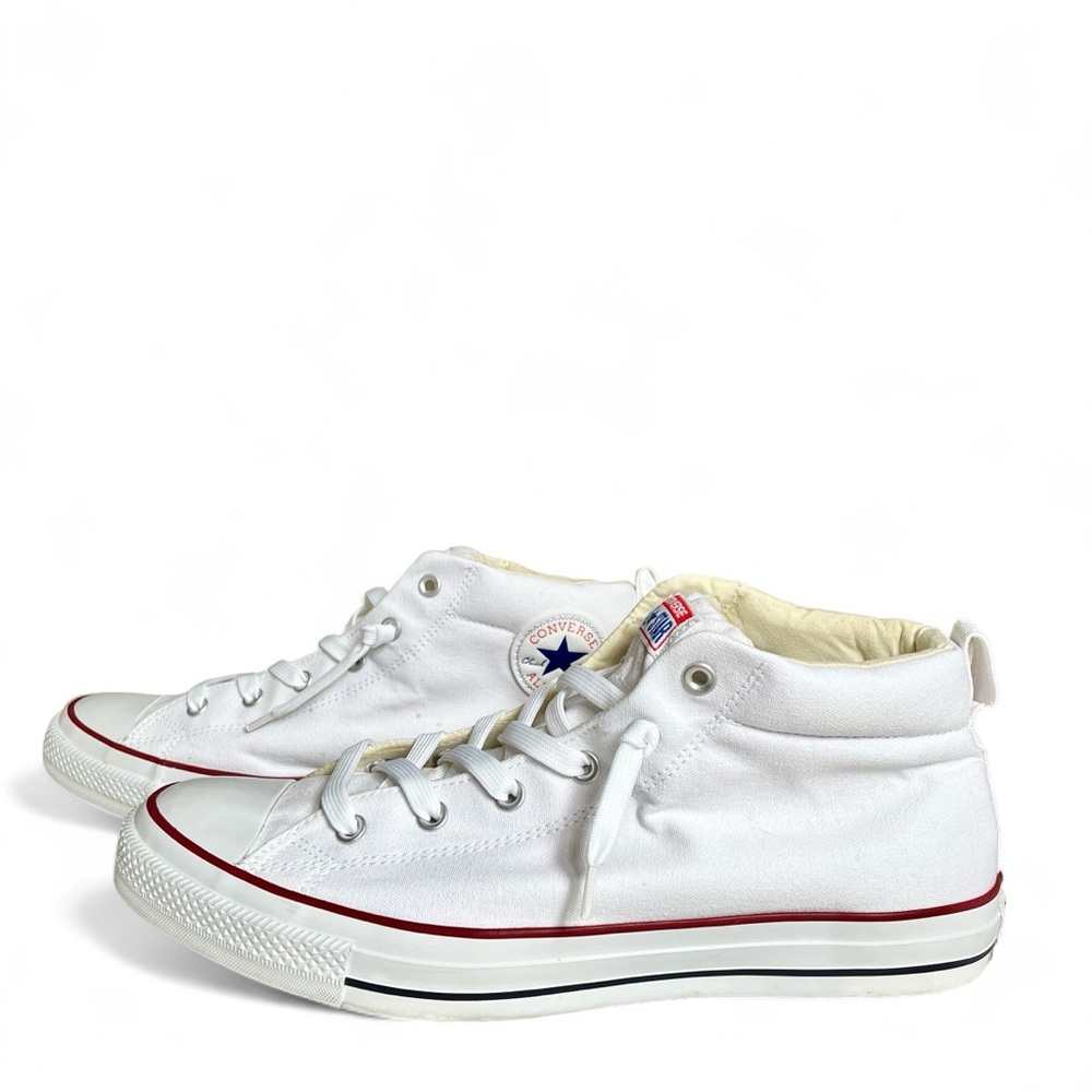 Converse Chuck Taylor All Star Street Mid White Natural 149546F Mens Size US 13